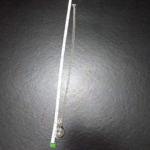 *** Silver Tone Make A Wish Necklace - Picture 2 of 3